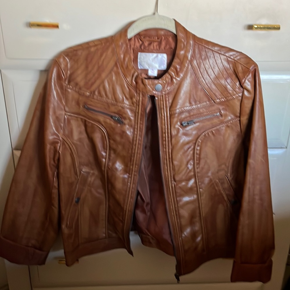 Xhilaration Faux Leather Jacket Size XL